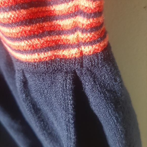 RARE St. John Neiman Marcus Collab Wool 1960s 1970s Striped Dress - Picture 9 of 11
